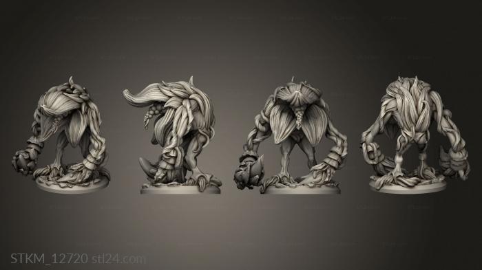 Figurines heroes, monsters and demons (Corrupted Wood Florentines FL, STKM_12720) 3D models for cnc