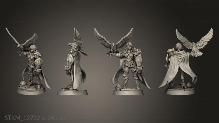 Figurines heroes, monsters and demons (Crossing Paths Nadia, STKM_12732) 3D models for cnc