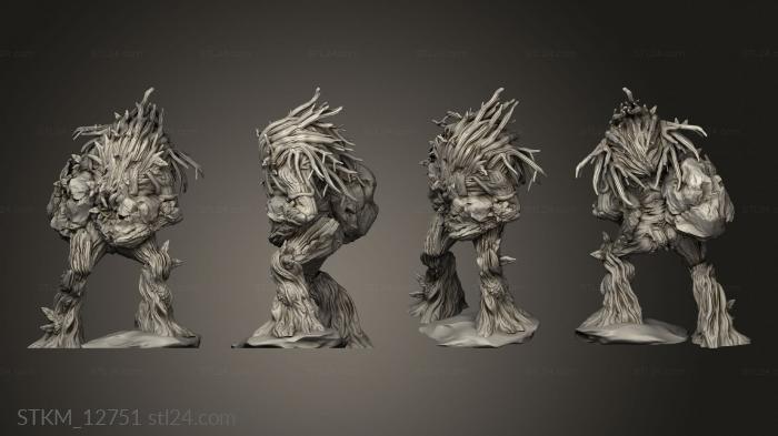 Figurines heroes, monsters and demons (Cruel Marshes Shambling Mound Rock, STKM_12751) 3D models for cnc