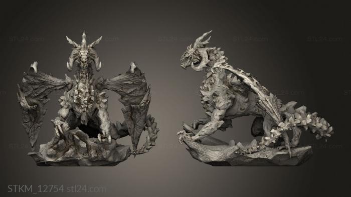 Figurines heroes, monsters and demons (Naghi, STKM_12754) 3D models for cnc