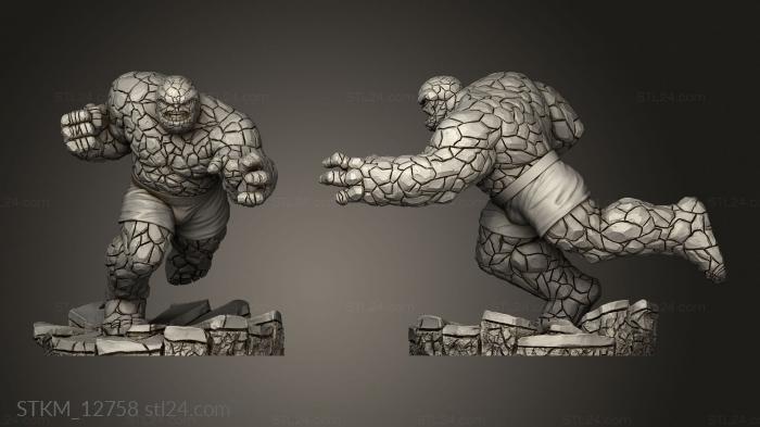 Figurines heroes, monsters and demons (The Thing Kosher Rocks tt, STKM_12758) 3D models for cnc
