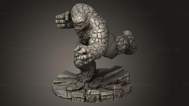 Figurines heroes, monsters and demons (The Thing Kosher Rocks tt, STKM_12758) 3D models for cnc