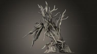 Figurines heroes, monsters and demons (Cruel Marshes Tree Blight Twig Attack, STKM_12766) 3D models for cnc