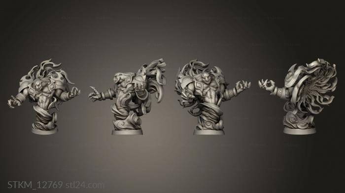 Figurines heroes, monsters and demons (Elementals elemental void rmal, STKM_12769) 3D models for cnc