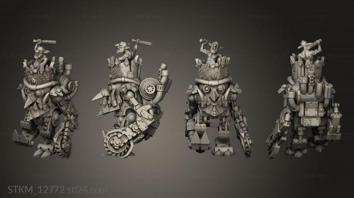 Figurines heroes, monsters and demons (Killacan WWO, STKM_12772) 3D models for cnc