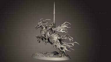 Figurines heroes, monsters and demons (Dance the Vampires Vampire Knights Cavalry Knight Mounted, STKM_12781) 3D models for cnc