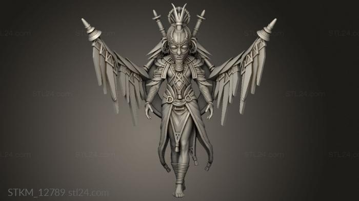 Figurines heroes, monsters and demons (Draco Eldritch Century Axumite Federation Ophan af ec, STKM_12789) 3D models for cnc
