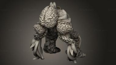 Figurines heroes, monsters and demons (Cult Pickle Unique Golems Brain Golemb, STKM_12799) 3D models for cnc