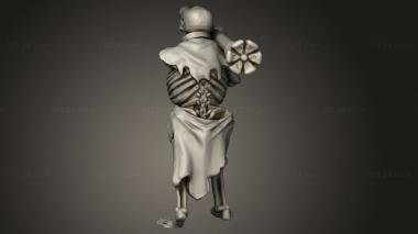 Figurines heroes, monsters and demons (Cursed Sands Boat Big Skeleton Back, STKM_12813) 3D models for cnc