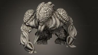 Figurines heroes, monsters and demons (Cult Pickle Unique Golems Brain Golema, STKM_12824) 3D models for cnc