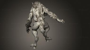 Figurines heroes, monsters and demons (WEREWOLVES WEREWOLF, STKM_12831) 3D models for cnc