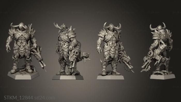 Figurines heroes, monsters and demons (Damn Nation Legatus Legion Warlord, STKM_12844) 3D models for cnc