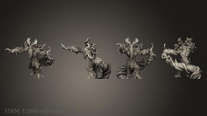 Figurines heroes, monsters and demons (Elven Grace Elder Treant Magic, STKM_12848) 3D models for cnc