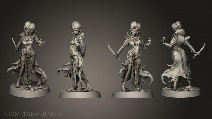 Figurines heroes, monsters and demons (Dance the Vampires Masquerade Zombie, STKM_12854) 3D models for cnc