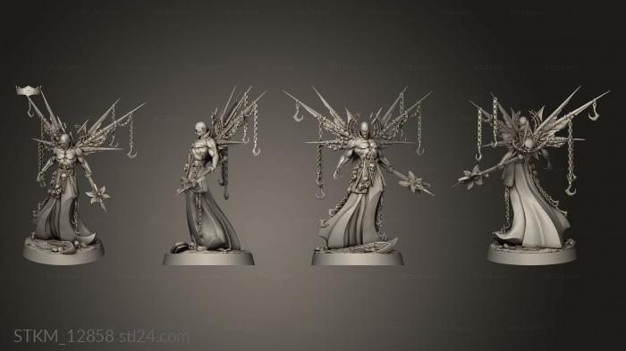Статуэтки герои, монстры и демоны (Танец Вампиров Суть Мазы Повелитель Боли, STKM_12858) 3D модель для ЧПУ станка