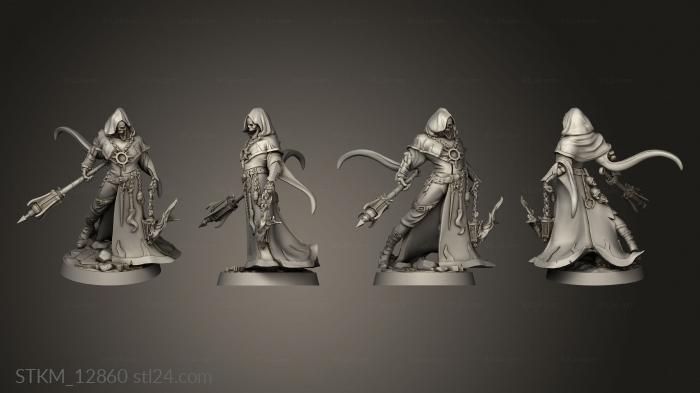 Статуэтки герои, монстры и демоны (Танец Вампиров-Скелетов Инквизиции, STKM_12860) 3D модель для ЧПУ станка