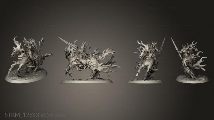 Figurines heroes, monsters and demons (Dance the Vampires Vampire Knight Cavalry, STKM_12863) 3D models for cnc