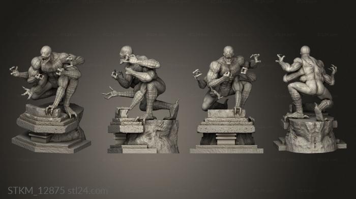 Figurines heroes, monsters and demons (Doppelganger, STKM_12875) 3D models for cnc