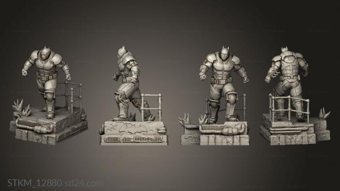 Figurines heroes, monsters and demons (Batman Arkham Origins XE Suit Statue, STKM_12880) 3D models for cnc