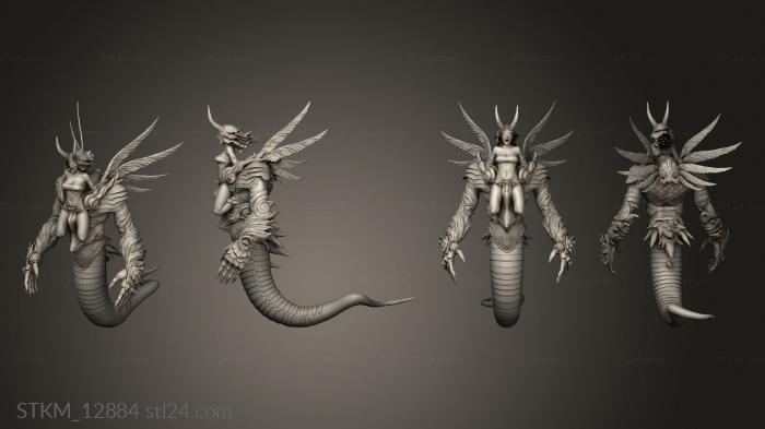 Figurines heroes, monsters and demons (dark crystal, STKM_12884) 3D models for cnc