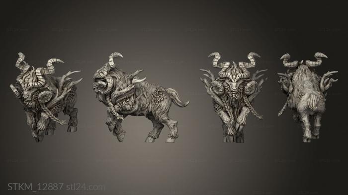 Figurines heroes, monsters and demons (Faenarion the Luxuriant saddle, STKM_12887) 3D models for cnc