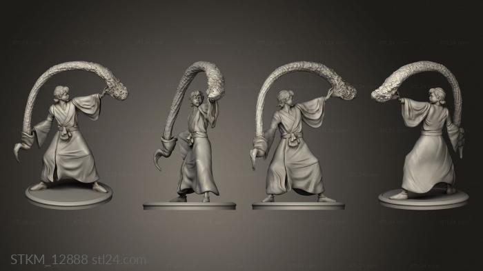 Статуэтки герои, монстры и демоны (Ножки Presto, STKM_12888) 3D модель для ЧПУ станка