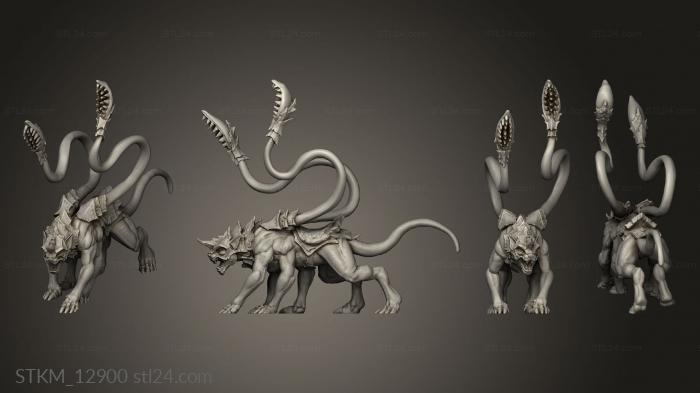 Figurines heroes, monsters and demons (Fey Woods Phase Panther Mount, STKM_12900) 3D models for cnc
