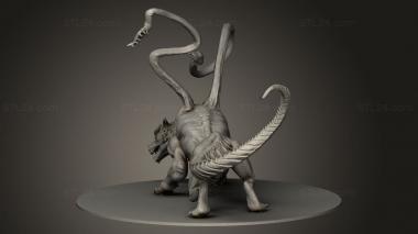 Figurines heroes, monsters and demons (Drake Displacement, STKM_12903) 3D models for cnc