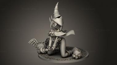 Figurines heroes, monsters and demons (Darkmagician girl, STKM_12909) 3D models for cnc