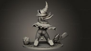 Figurines heroes, monsters and demons (Darkmagician girl, STKM_12909) 3D models for cnc