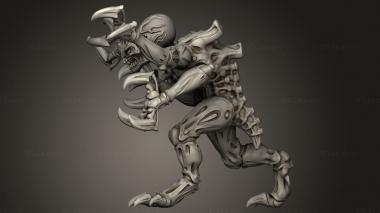 Figurines heroes, monsters and demons (David Martin Tyranids GENESTEALERS Griggs, STKM_12910) 3D models for cnc