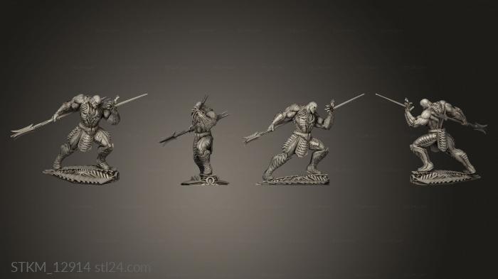 Статуэтки герои, монстры и демоны (Скульптура Дарксайда, STKM_12914) 3D модель для ЧПУ станка