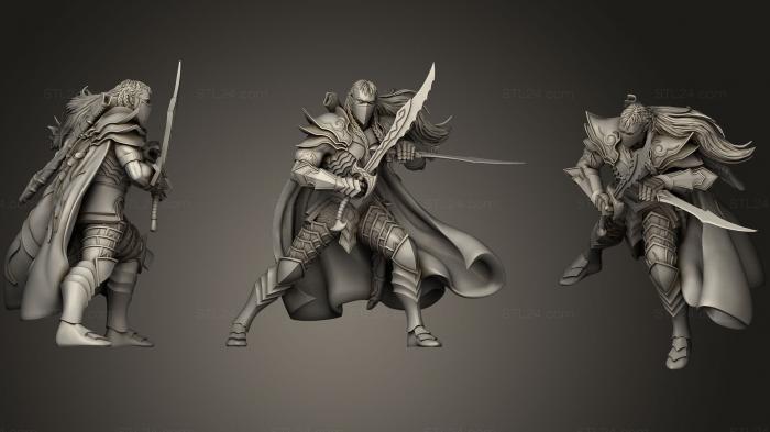 Figurines heroes, monsters and demons (Sword amp Sorcery108, STKM_1292) 3D models for cnc
