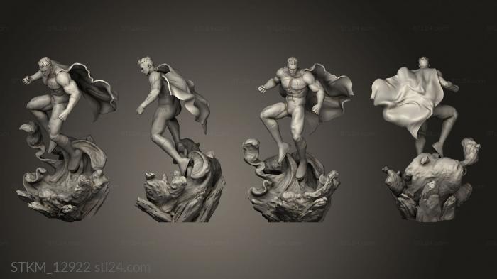 Статуэтки герои, монстры и демоны (Дэвид Гонсалес ВСЕЗНАЮЩИЙ ЧЕЛОВЕК, STKM_12922) 3D модель для ЧПУ станка
