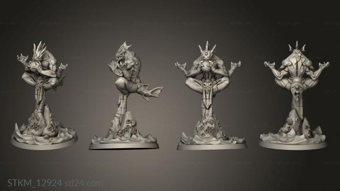 Figurines heroes, monsters and demons (Death Tide Jurakins Shrine, STKM_12924) 3D models for cnc
