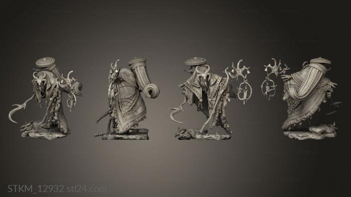 Статуэтки герои, монстры и демоны (Нечестивая Ночь Брозика Крампуса, STKM_12932) 3D модель для ЧПУ станка