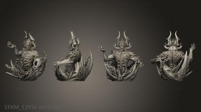 Figurines heroes, monsters and demons (Deadly Sins Belial Huge, STKM_12936) 3D models for cnc