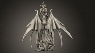 Figurines heroes, monsters and demons (Devil Duchess Attacking, STKM_12941) 3D models for cnc