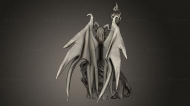 Figurines heroes, monsters and demons (Devil Duchess Sitting, STKM_12943) 3D models for cnc