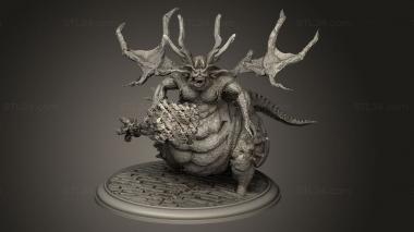 Figurines heroes, monsters and demons (asylum demon and Executioner Smough Dark Souls, STKM_12946) 3D models for cnc