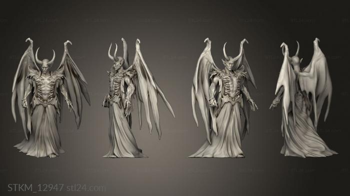 Статуэтки герои, монстры и демоны (Смертные Грехи Дьявольского Герцога, STKM_12947) 3D модель для ЧПУ станка