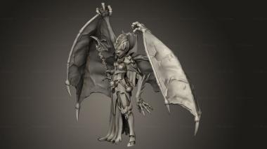 Figurines heroes, monsters and demons (Fantasy Female Vampire monster, STKM_12948) 3D models for cnc