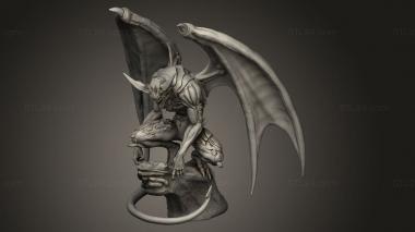 Figurines heroes, monsters and demons (Satan Huge, STKM_12960) 3D models for cnc