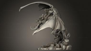 Figurines heroes, monsters and demons (Dragon Tamer, STKM_12966) 3D models for cnc