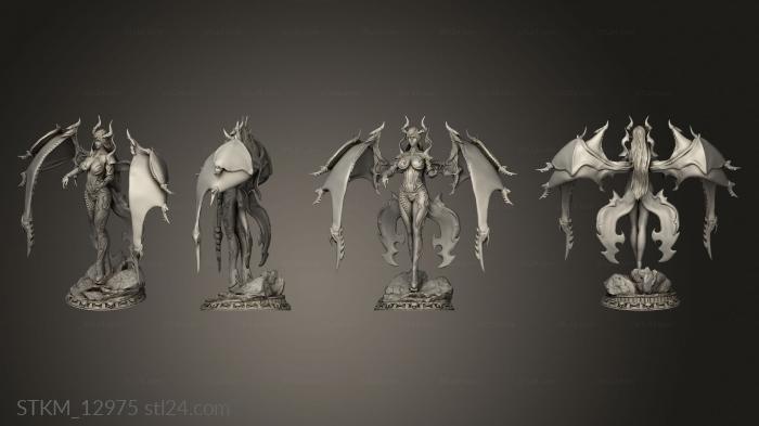 Figurines heroes, monsters and demons (Circubus Queen Circubusqueenpose, STKM_12975) 3D models for cnc