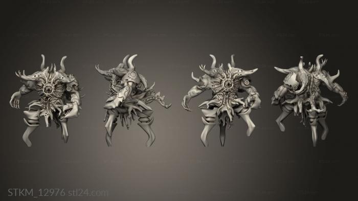 Figurines heroes, monsters and demons (Mystic Pigeon Gaming Beast, STKM_12976) 3D models for cnc