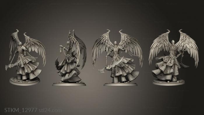 Figurines heroes, monsters and demons (Death Reapers Chemosh, STKM_12977) 3D models for cnc