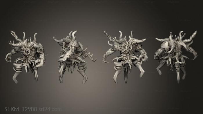 Статуэтки герои, монстры и демоны (Ножки треноги Мистический Голубиный игровой зверь, STKM_12988) 3D модель для ЧПУ станка