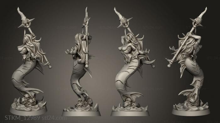 Figurines heroes, monsters and demons (Death Tide Judkins Relaxia Beauty, STKM_12989) 3D models for cnc