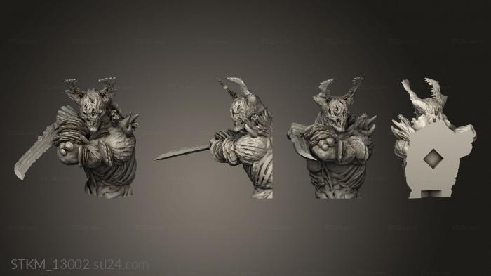Figurines heroes, monsters and demons (Grove Guardian, STKM_13002) 3D models for cnc